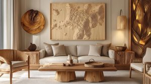 Décoration intérieure : découvrez les cartes topographiques en bois personnalisées
