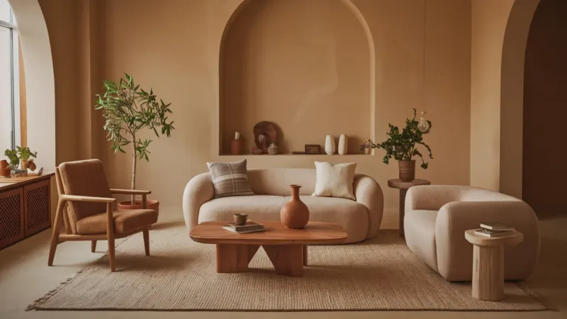 Minimalisme chaleureux : simplifiez votre bureau avec des teintes neutres