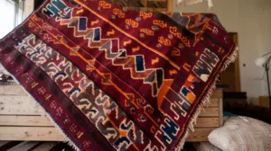 Motifs nomades ethniques : un tapis qui voyage dans votre séjour