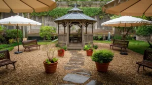 Quelles solutions pour rendre un jardin utilisable même sous la pluie ?