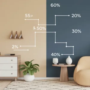 La règle des trois couleurs : ce secret bien gardé pour une décoration intérieure réussie