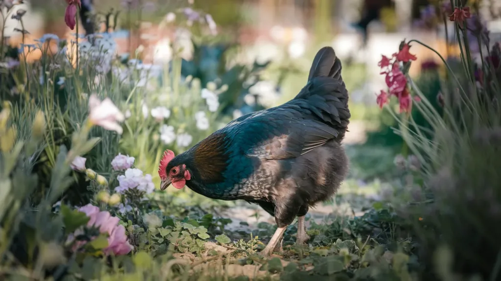 Découvrez comment la poule noire de Janzé protège votre jardin des frelons