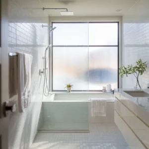Salle de bains : les parois enroulables, l&rsquo;astuce des pros pour gagner de l&rsquo;espace